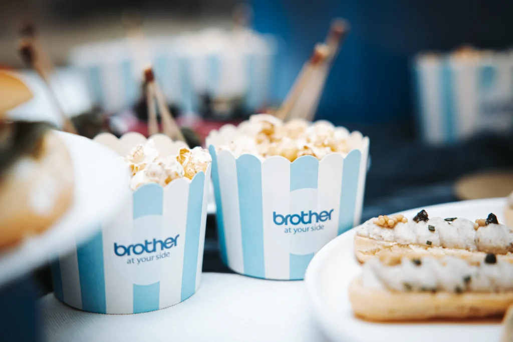 Activation Saint-Valentin Brother - pop-corn en pots Brother par Event Machine