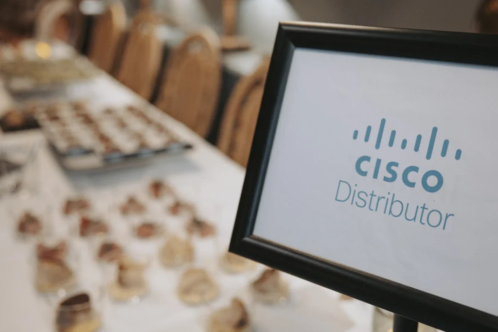 Afterwork Cisco - panneau Cisco Distributor par Event Machine