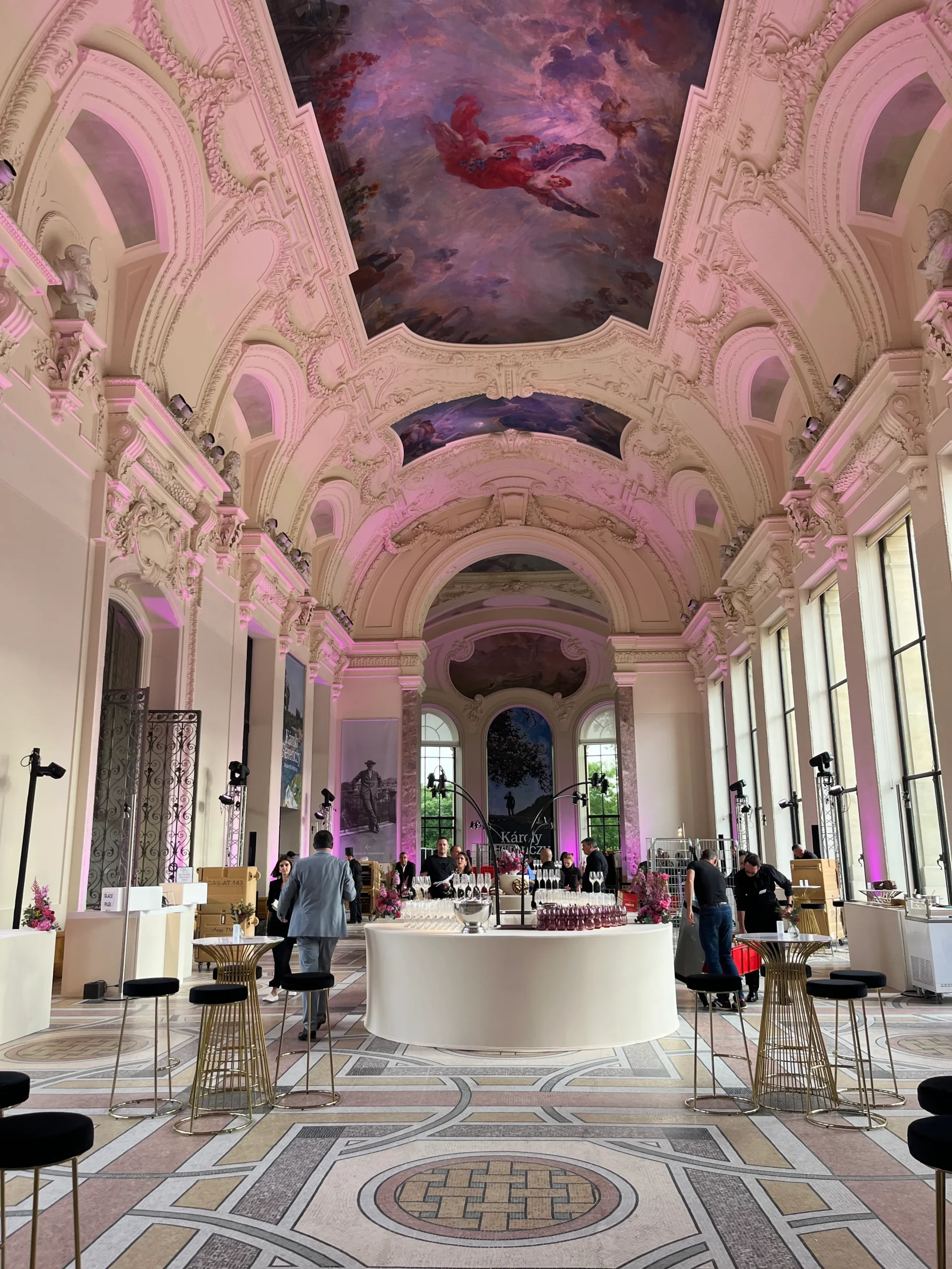 Scénographie d'événement signée Event Machine au Petit Palais